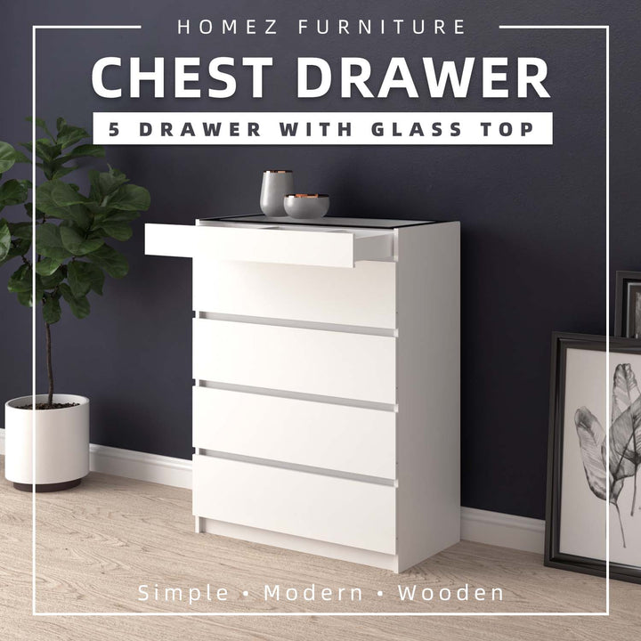 Homez 3 /4 /5 Layers Wood Chest Drawers living room Storages clothes Organizer chest of drawers