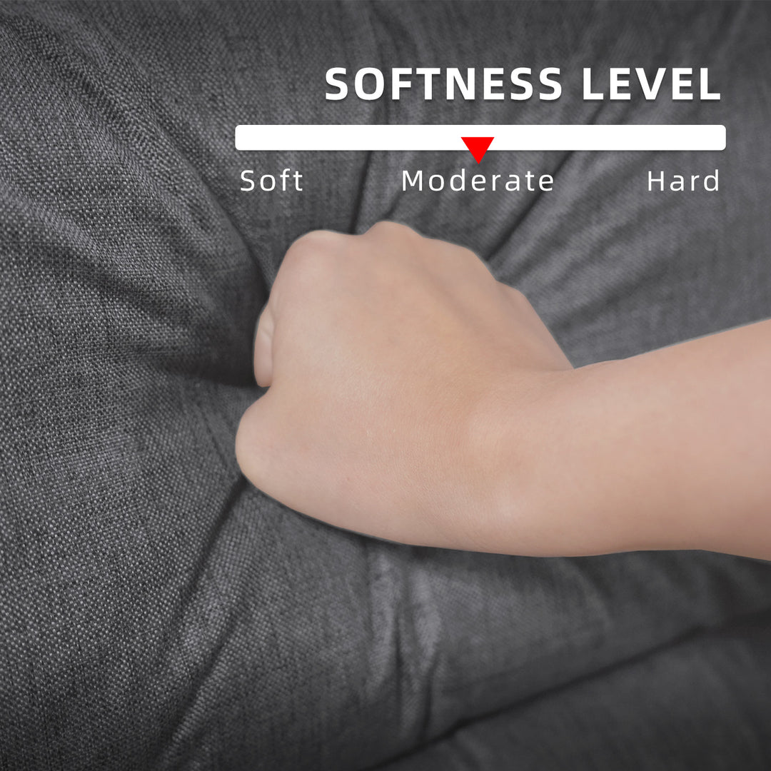 Homez Linen Fabric Recliner Sofa Recliner Chair Bed Chair Sofa Chair Relaxation 1 S0eater Sofa Bed - 530/539