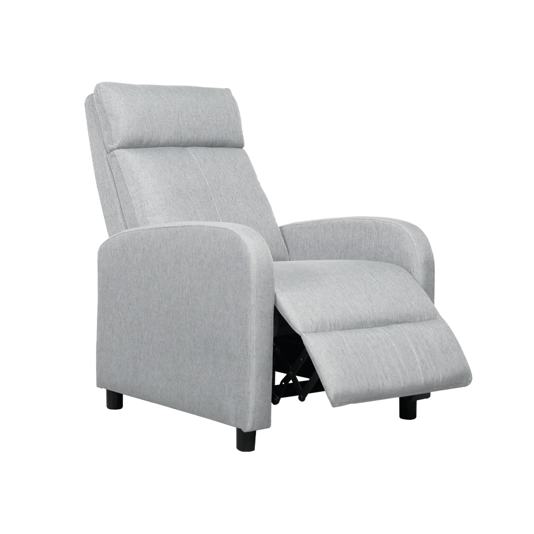 Homez Linen Fabric Recliner Sofa Recliner Chair Bed Chair Sofa Chair Relaxation 1 S0eater Sofa Bed - 530/539