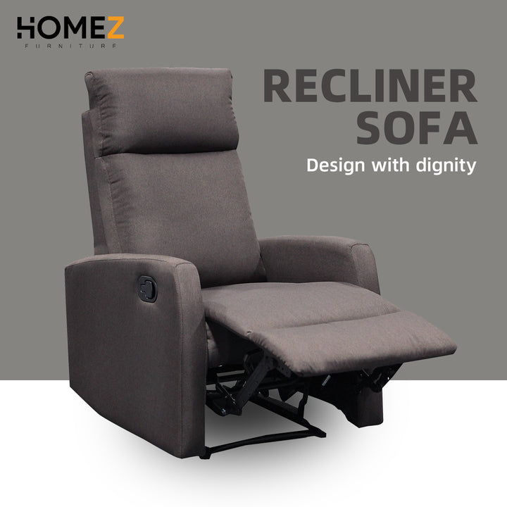 Homez Linen Fabric Recliner Sofa Recliner Chair Bed Chair Sofa Chair Relaxation 1 S0eater Sofa Bed - 530/539