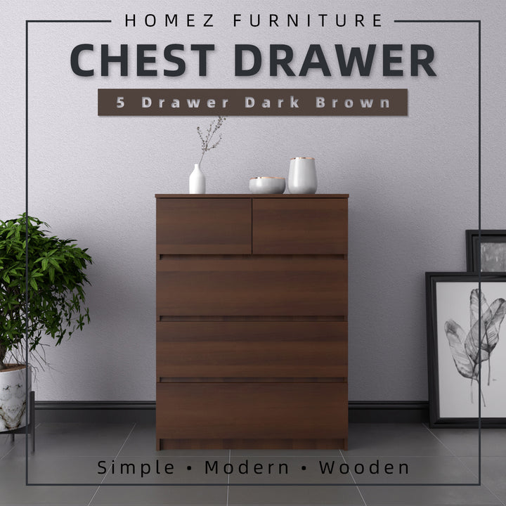 Homez 3 /4 /5 Layers Wood Chest Drawers living room Storages clothes Organizer chest of drawers