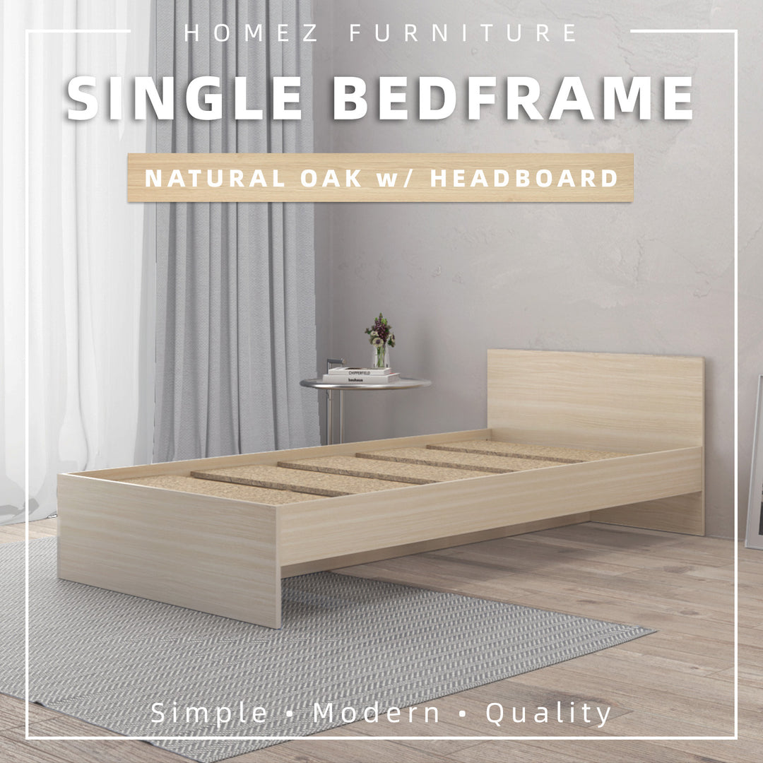 Homez 6.3FT Single/Queen Size Bed Frame / Headboard -HMZ-FN-BF-8023/8022