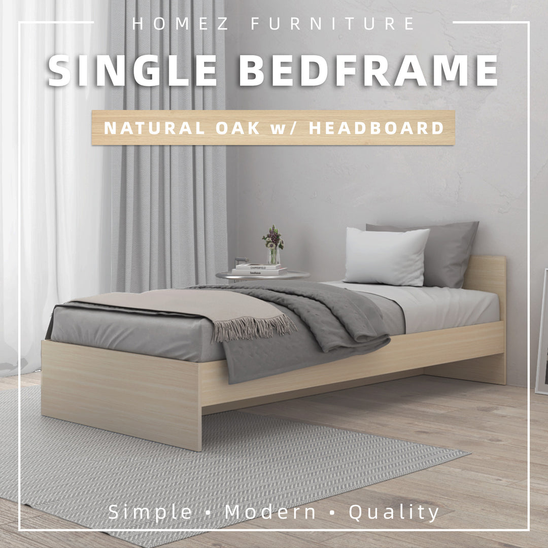 Homez 6.3FT Single/Queen Size Bed Frame / Headboard -HMZ-FN-BF-8023/8022