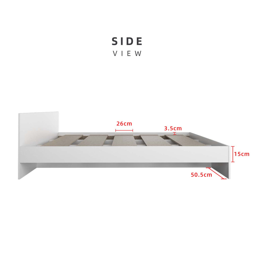Homez 6.3FT Single/Queen Size Bed Frame / Headboard -HMZ-FN-BF-8023/8022