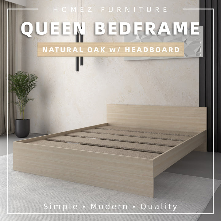 Homez 6.3FT Single/Queen Size Bed Frame / Headboard -HMZ-FN-BF-8023/8022