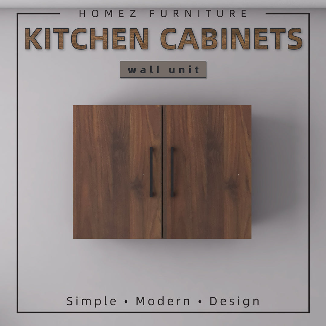 Homez 2.6FT Ventura Series Kitchen Cabinets / Kitchen Storage / Kitchen Wall Unit-HMZ-KWC-MFC6008-WN