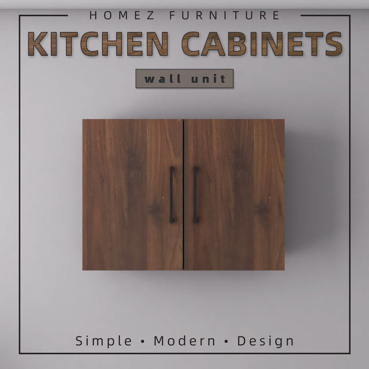 Homez 2.6FT Ventura Series Kitchen Cabinets / Kitchen Storage / Kitchen Wall Unit-HMZ-KWC-MFC6008-WN