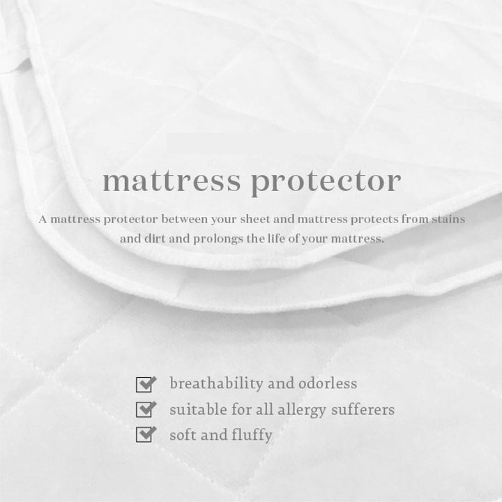 Kun Washable Mattress Protector A Layer of Protection & Comfort - Washable (Non Waterproof)-MF-PROTECTOR